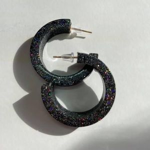 Huggie Earrings. Gulf Coast Clay earrings.